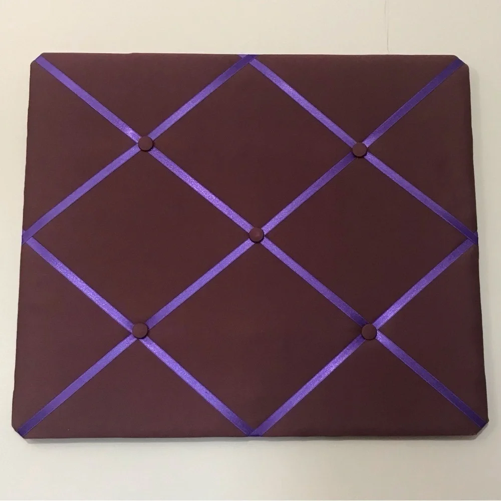 Fabric Purple Photo‎ Memo Vision Board